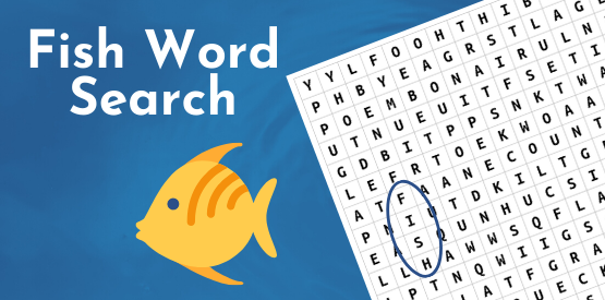 Fish Learning Fridays | Fish Word Search