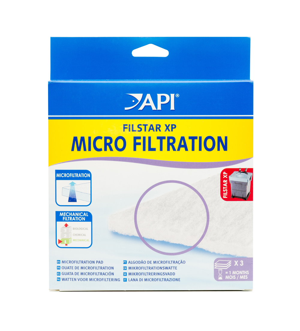 6 Pack Super MicroFilteration Pads for API Filstar xP Canister Filters 