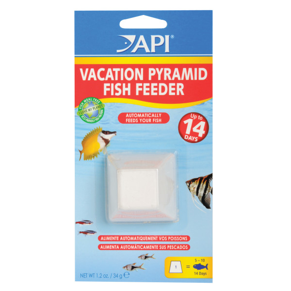 API Vacation pyramid fish food feeder